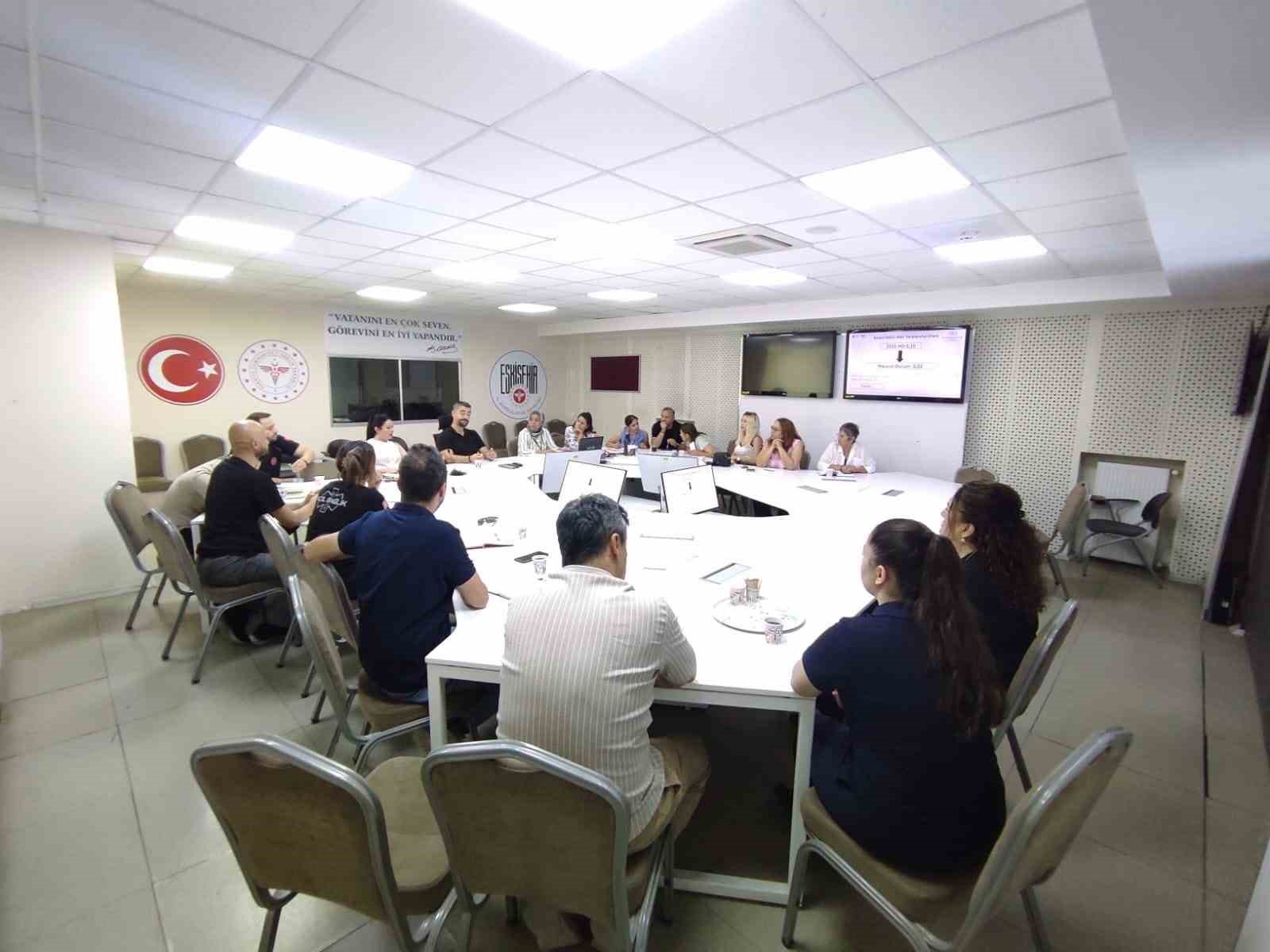 Eskişehir’de hasta ve sağlık çalışanının güvenliği için değerlendirme toplantısı yapıldı