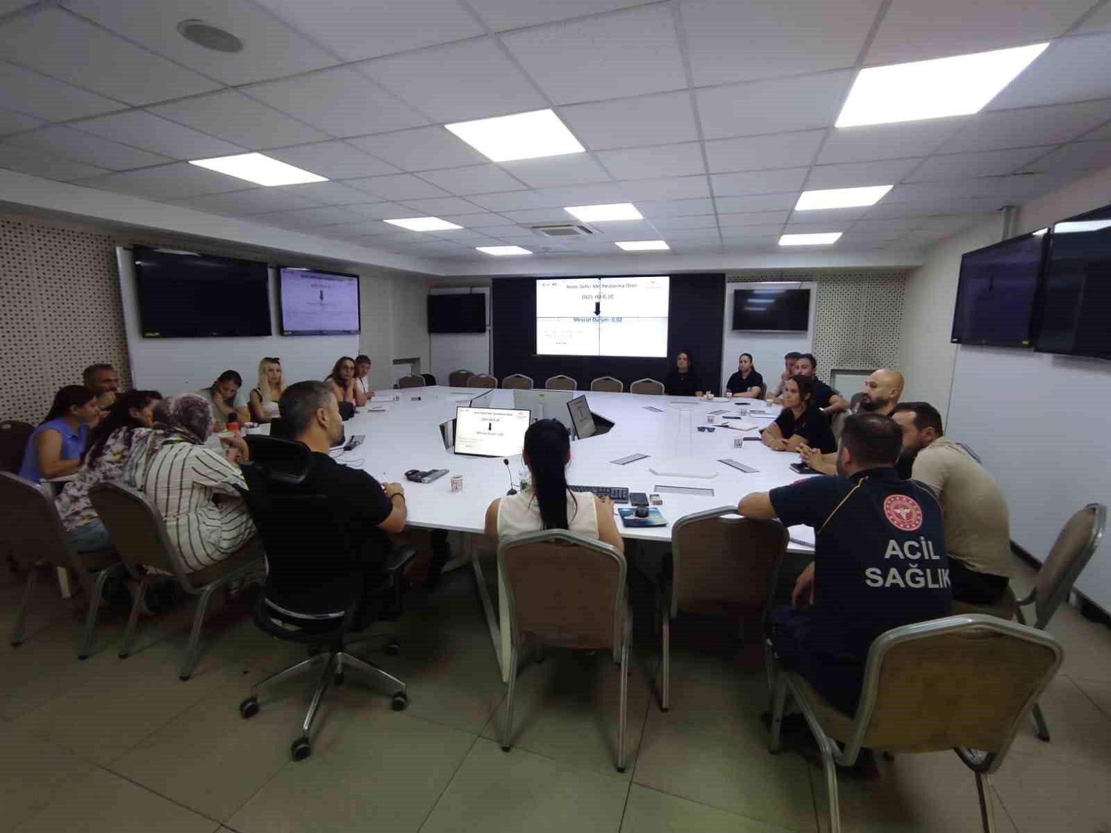 Eskişehir’de hasta ve sağlık çalışanının güvenliği için değerlendirme toplantısı yapıldı