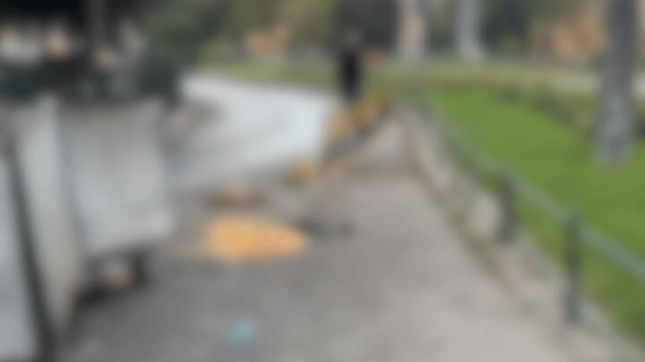 Şehrin göbeğinde utandıran görüntü!