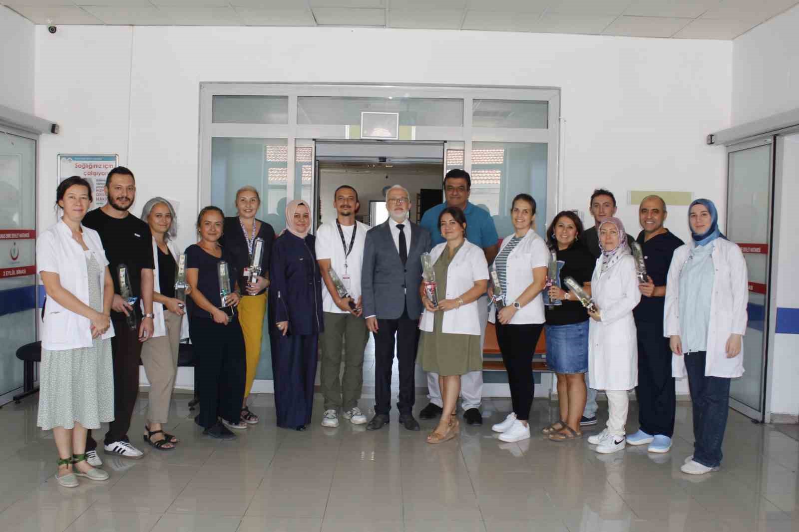 İL SAĞLIK MÜDÜRLÜĞÜNDEN FİZYOTERAPİSTLERE TEŞEKKÜR ZİYARETİ!