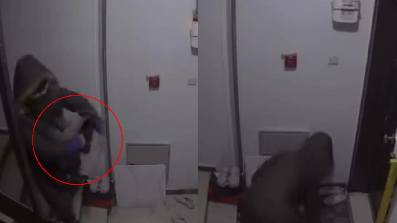 Eskişehir’de Pes Dedirten Hırsızlık: Ayakkabı ve Paspasları Çaldı!