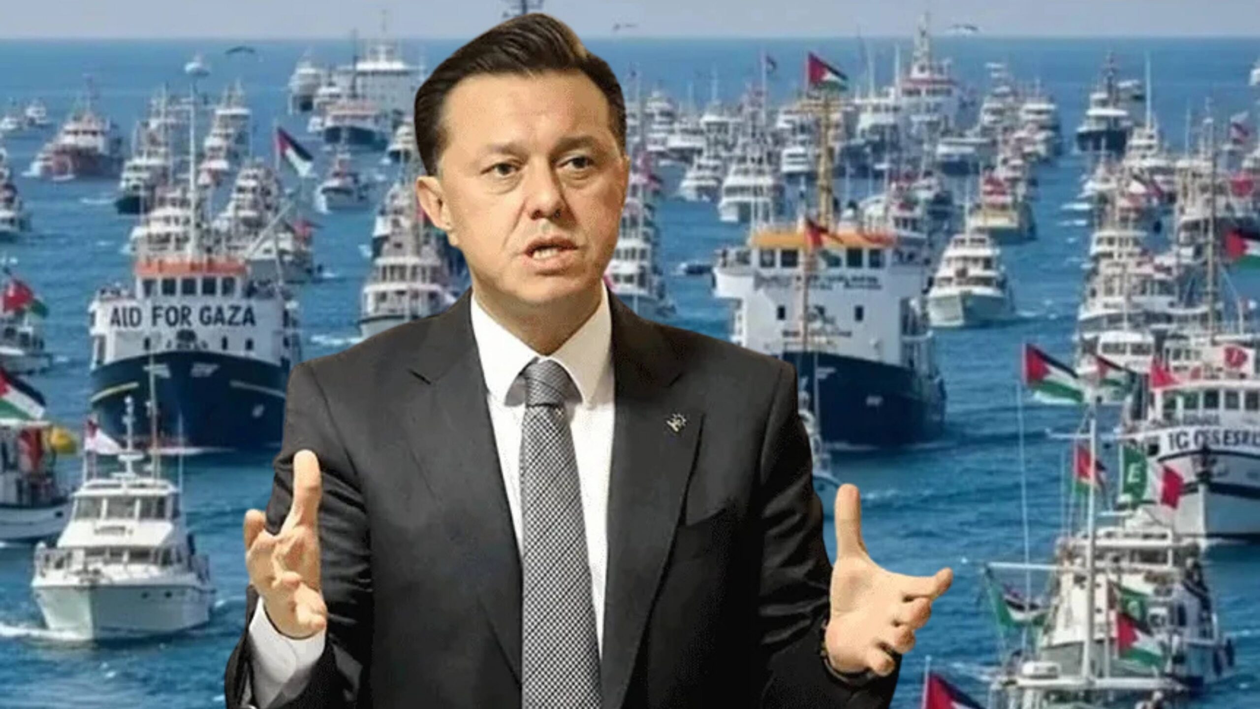 Nebi Hatipoğlu: “Sumud Filosu’na saldırı insanlığa yapılmıştır”