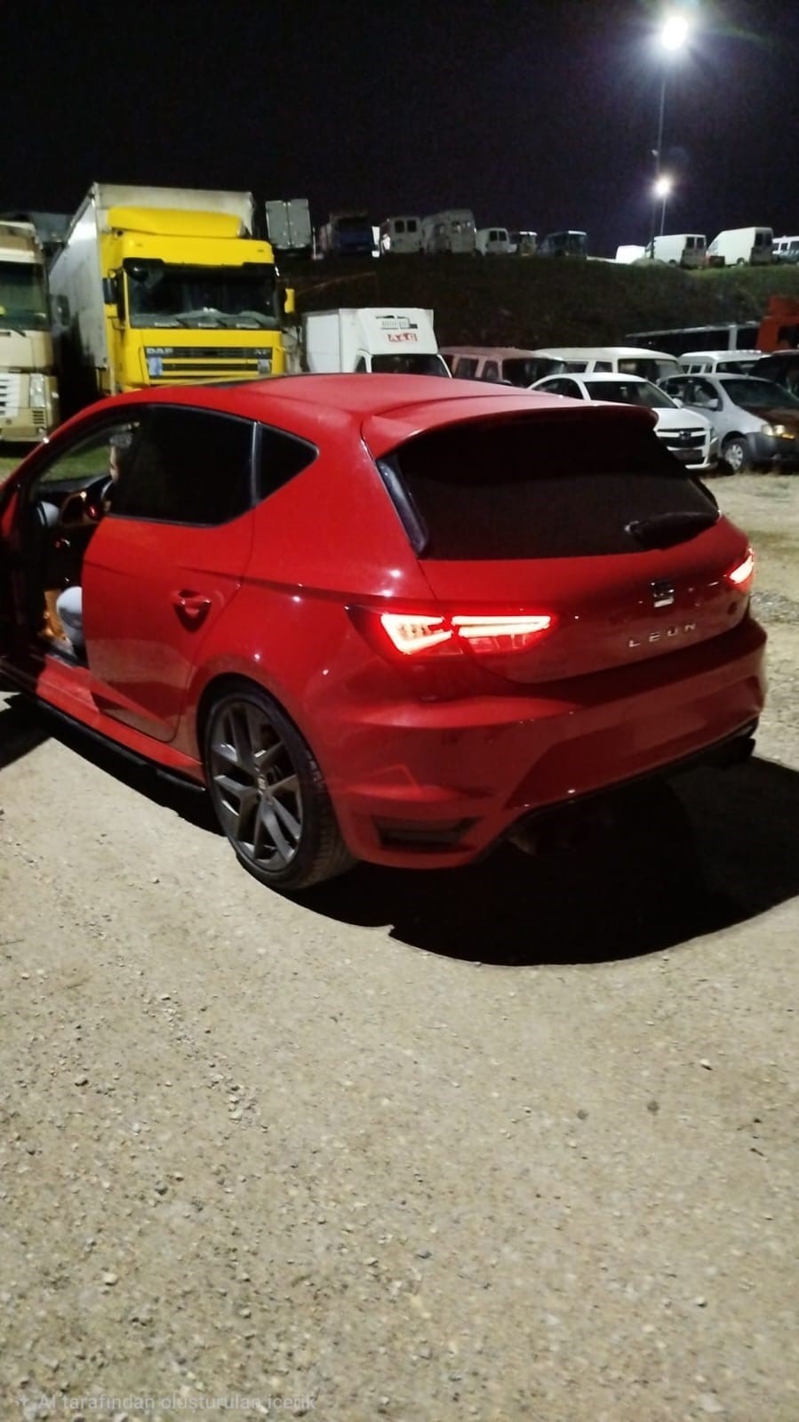 Abartı egzozlu otomobille drift atan sürücüye 74 bin TL ceza