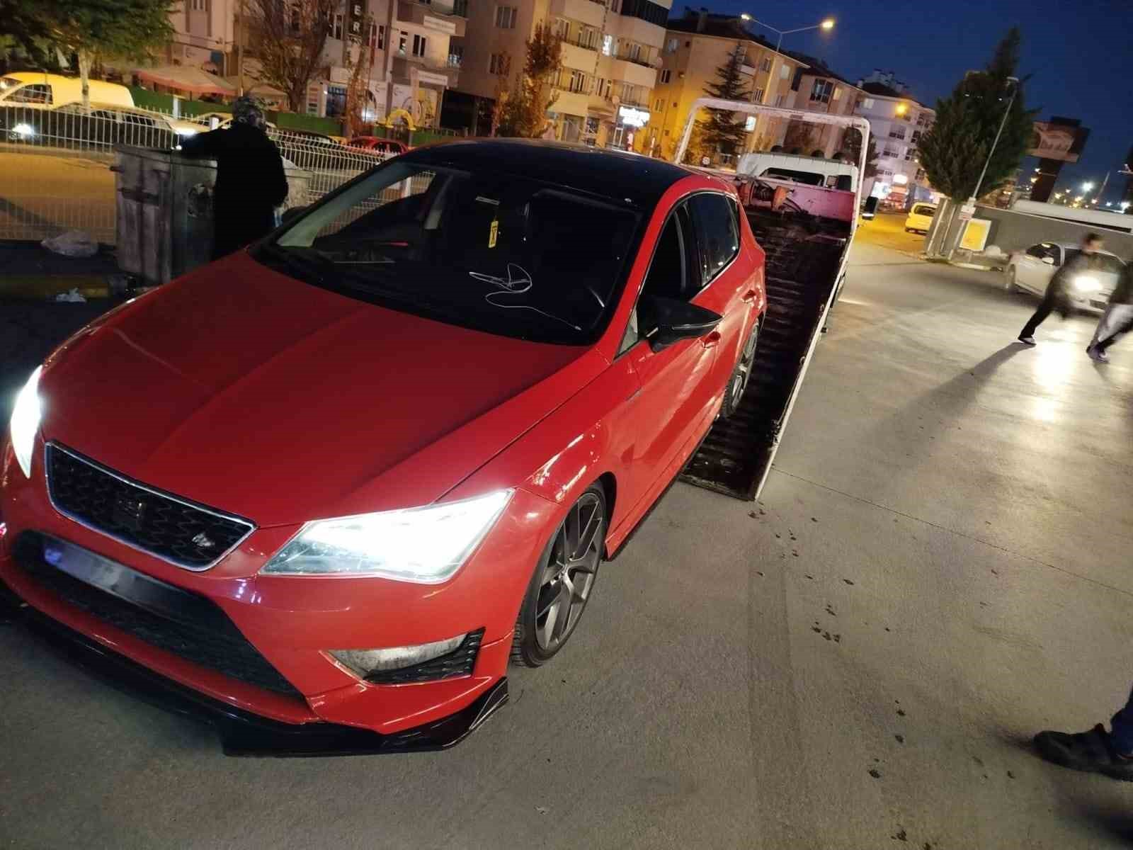 Eskişehir’de drift yapan sürücüye 74 bin lira ceza uygulandı