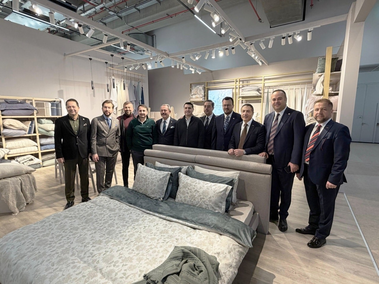 DTO Başkanı Erdoğan, 2026 Heimtextil Fuarında Denizlili firmaları yalnız bırakmadı