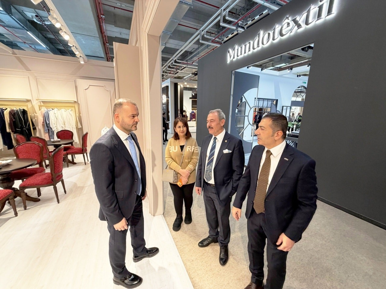 DTO Başkanı Erdoğan, 2026 Heimtextil Fuarında Denizlili firmaları yalnız bırakmadı