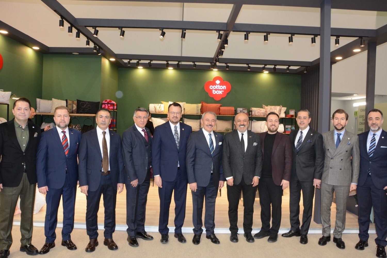 DTO Başkanı Erdoğan, 2026 Heimtextil Fuarında Denizlili firmaları yalnız bırakmadı