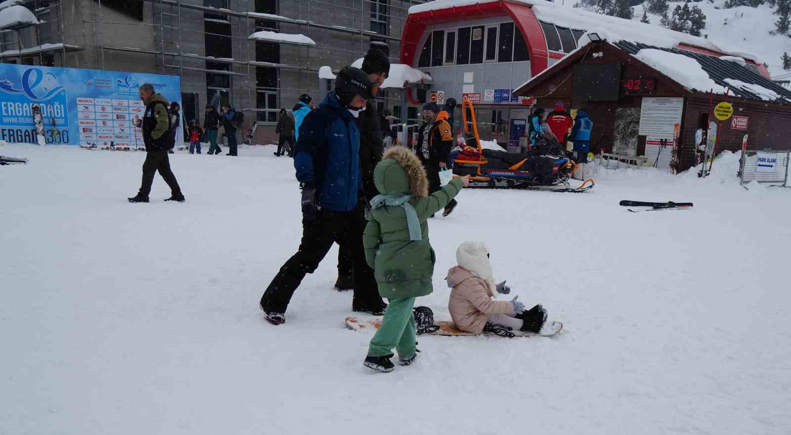 Erzincan Ergan Kayak Merkezinde sömestir yoğunluğu