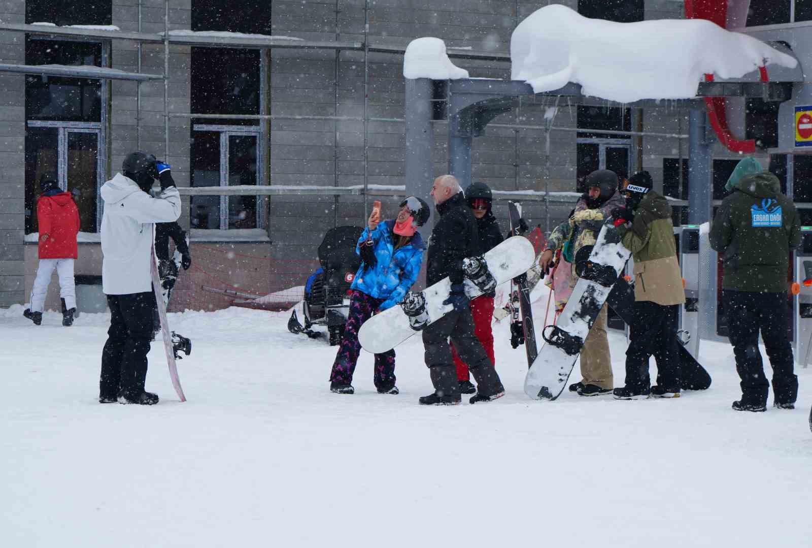 Erzincan Ergan Kayak Merkezinde sömestir yoğunluğu