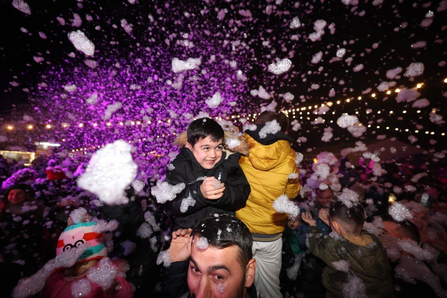 Merkezefendi Kış Festivalinde eğlence devam ediyor