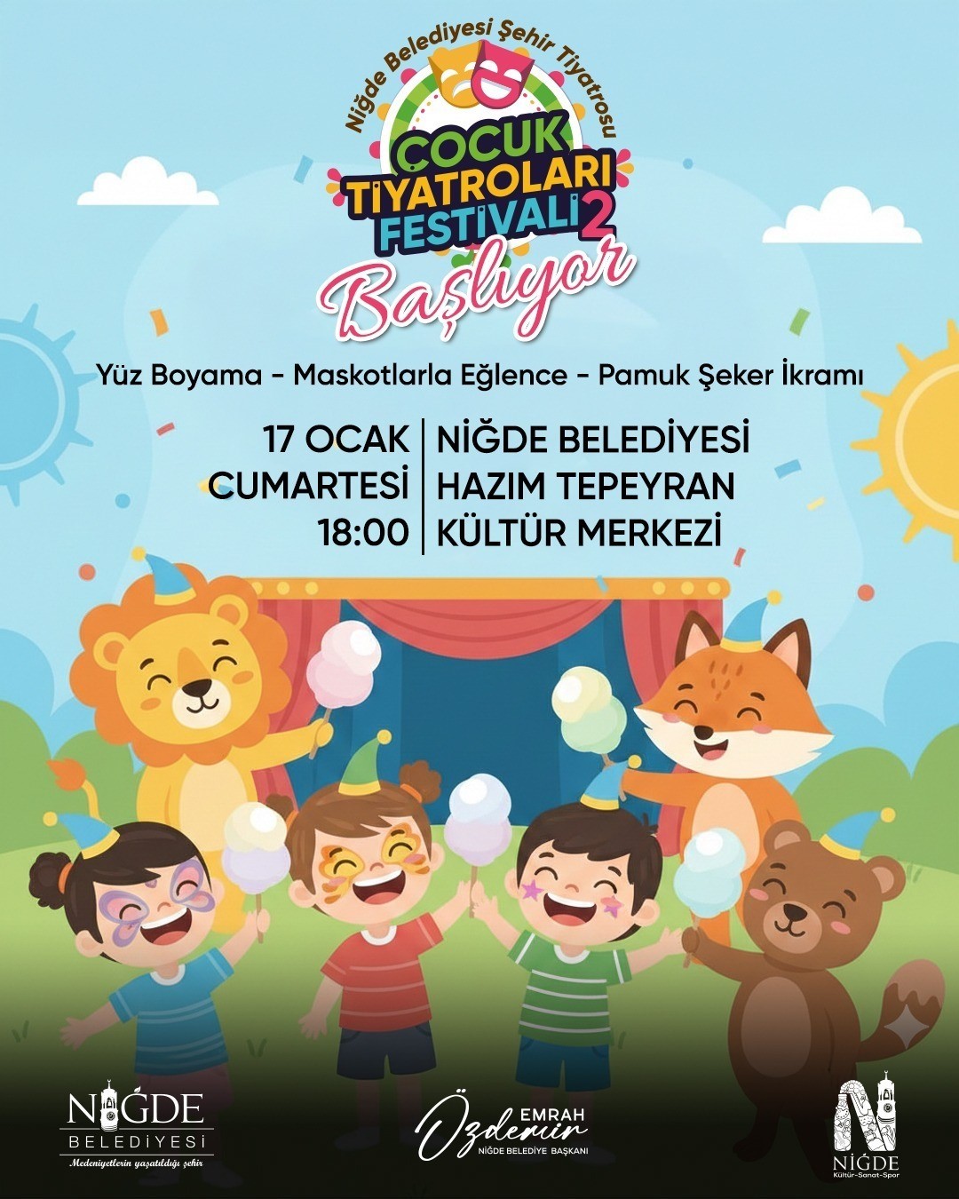 Niğde’de yarıyıl tatili şenliğe dönüşüyor