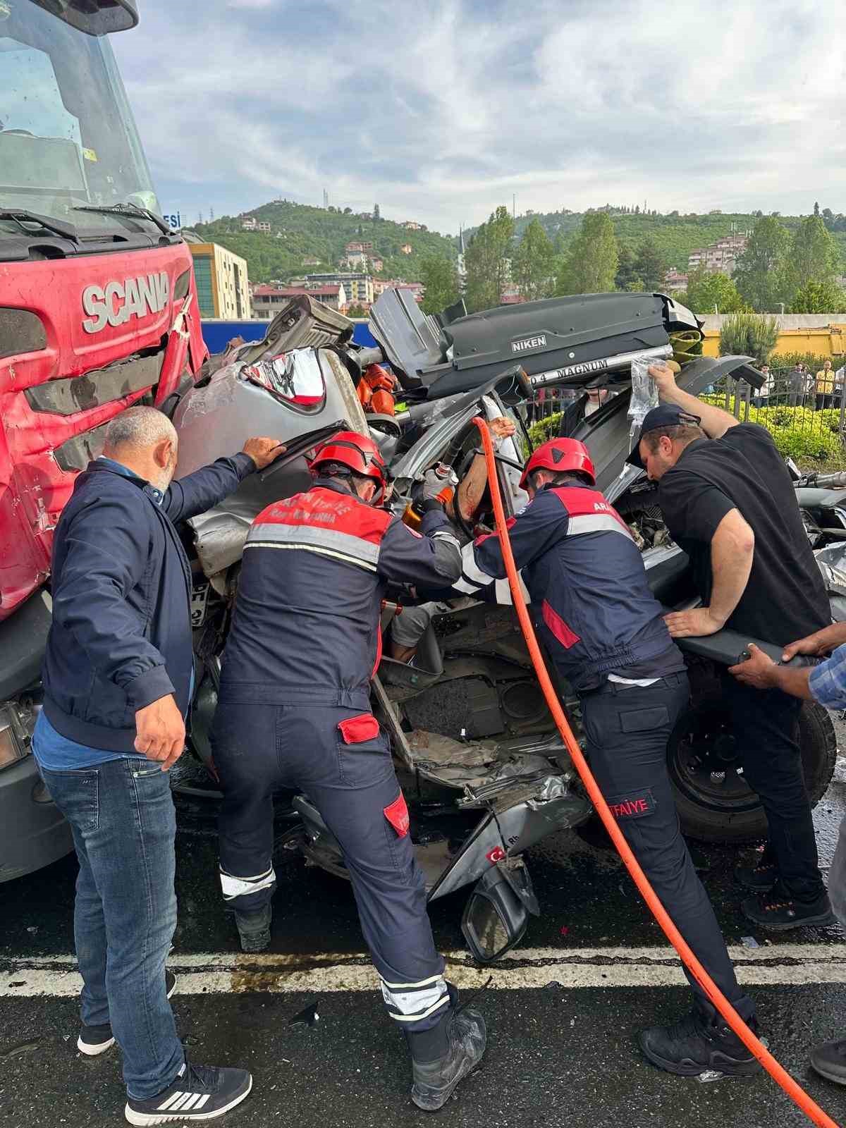 Trabzon İtfaiyesi son 1 yılda 4 bin 992 olaya müdahale etti
