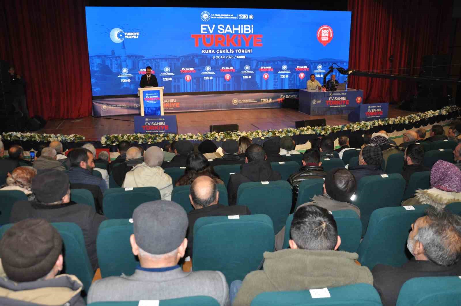 Kars’ta bin 730 konutun kuraları çekildi