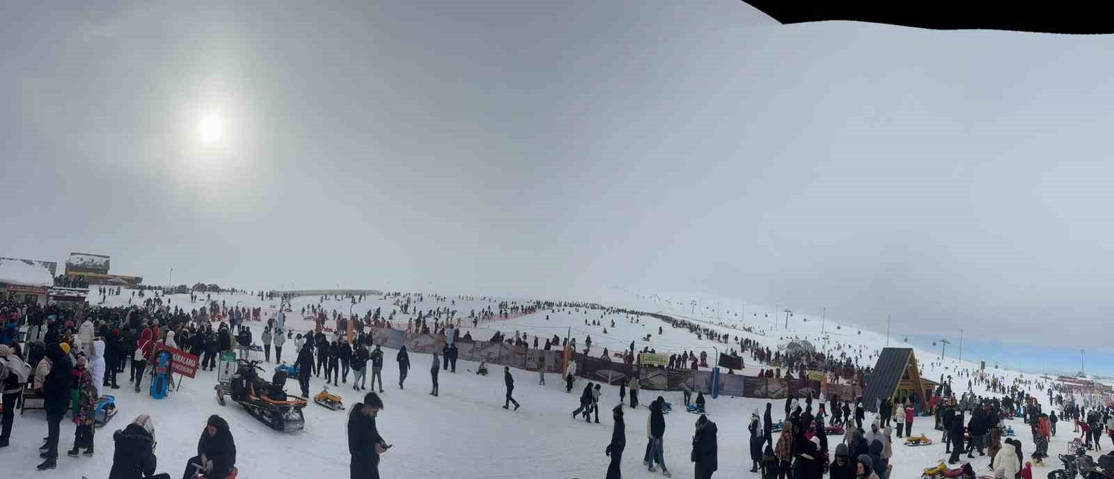 Erciyes’te sömestirin ilk gününde yoğunluk