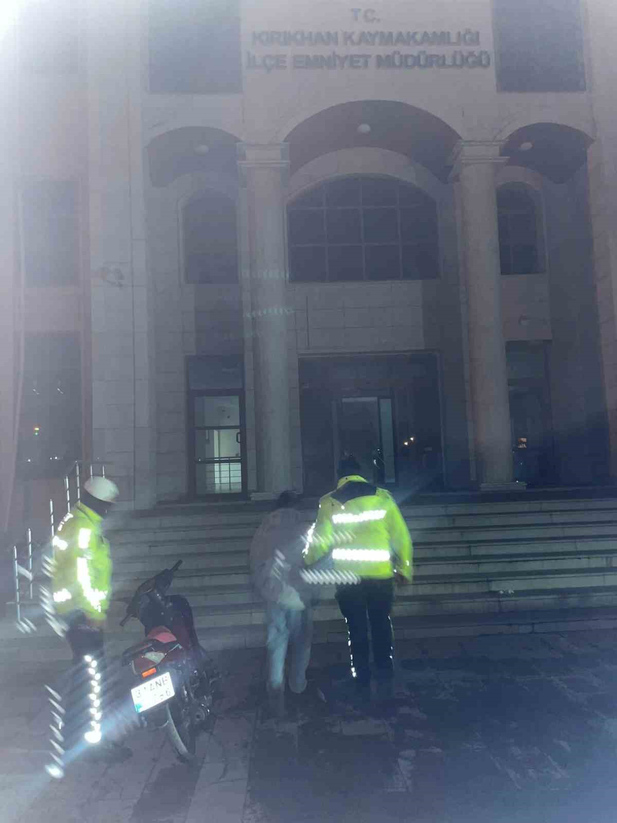 Hatay’da motosikletli çocuk sürücüye 50 bin TL ceza