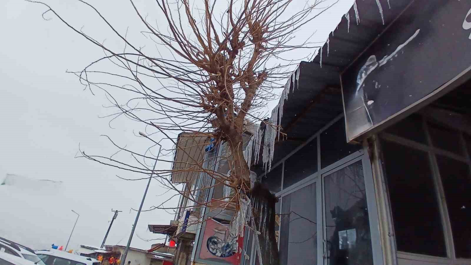 Kulp’ta yüksek kesimler beyaza büründü