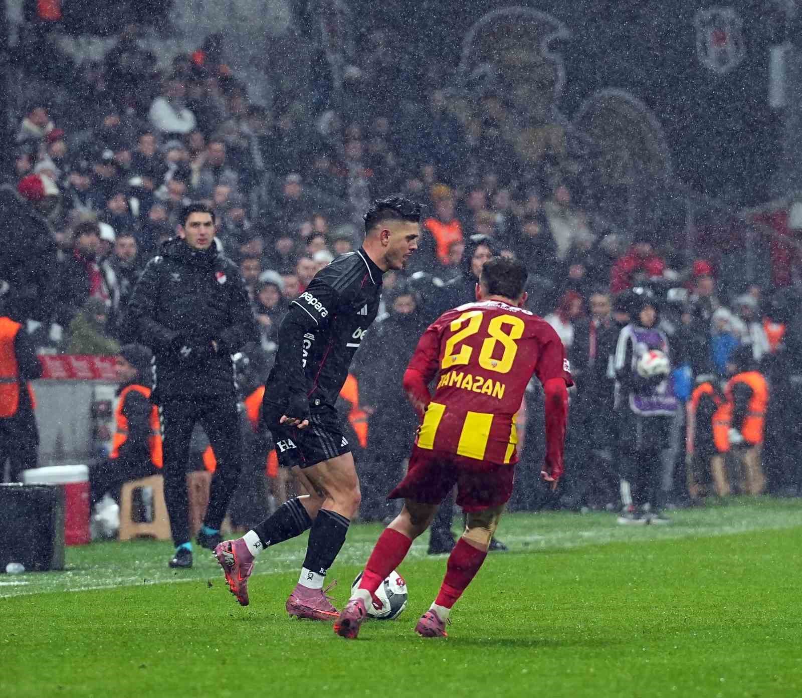 Trendyol Süper Lig: Beşiktaş: 0 - Kayserispor: 0 (İlk yarı)