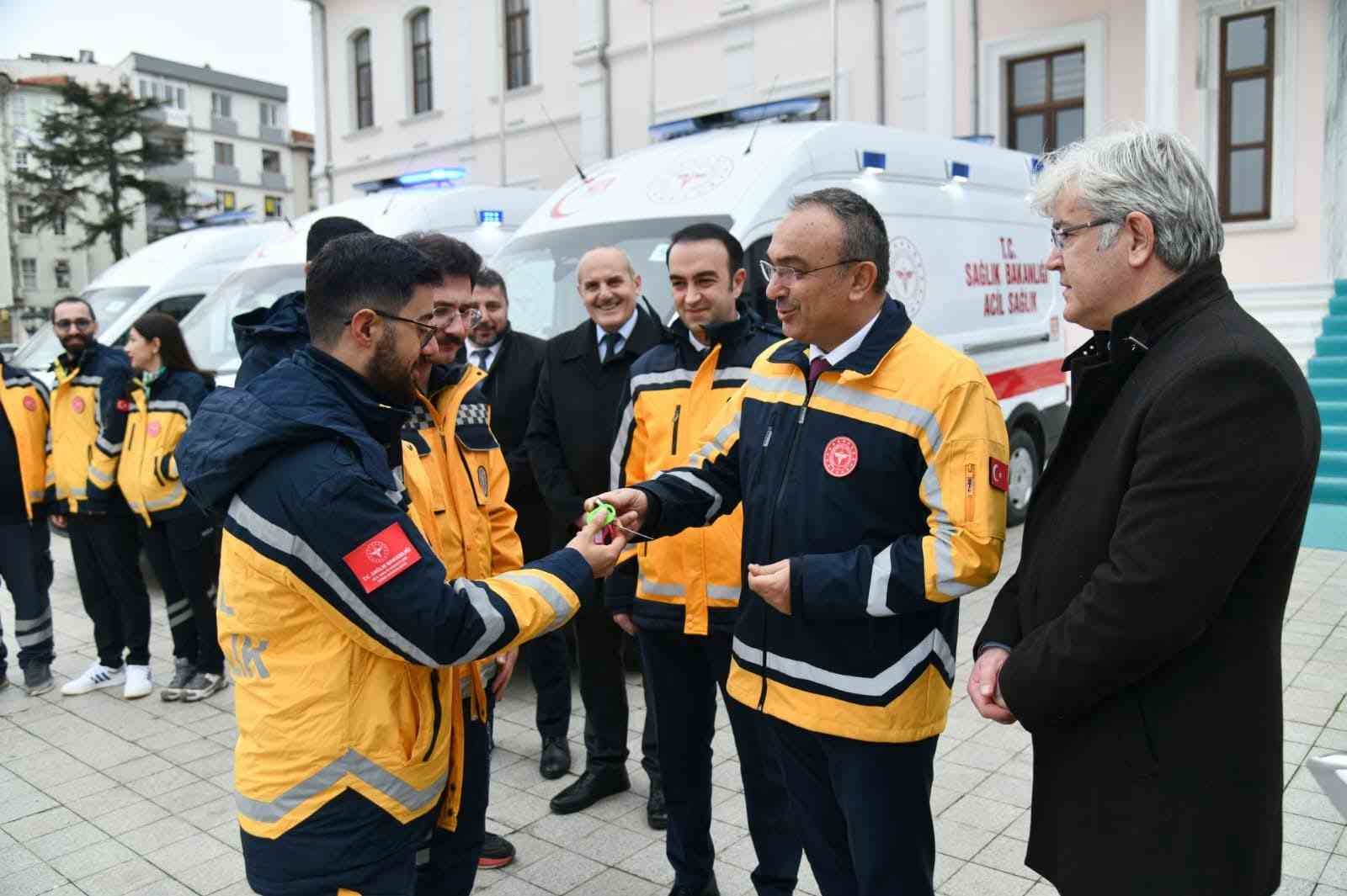 Tekirdağ’a 6 yeni ambulans