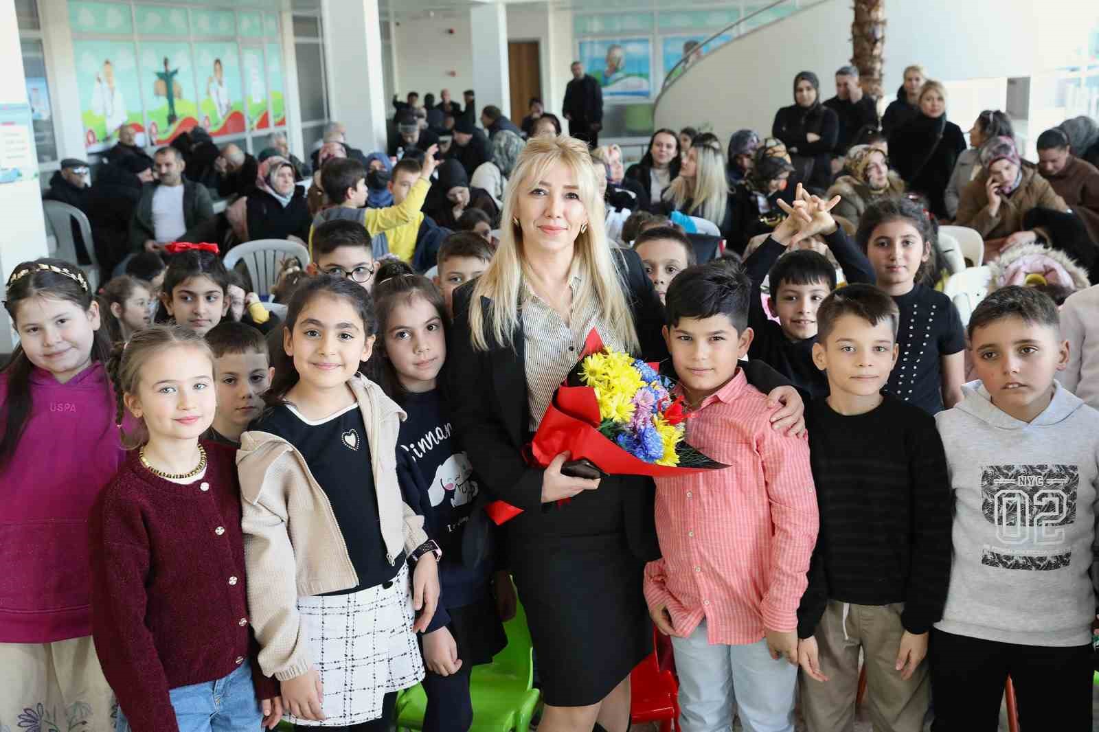 Çocuk eğitim merkezi öğrencilerinden Sanatsal Yolculuk Sergisi