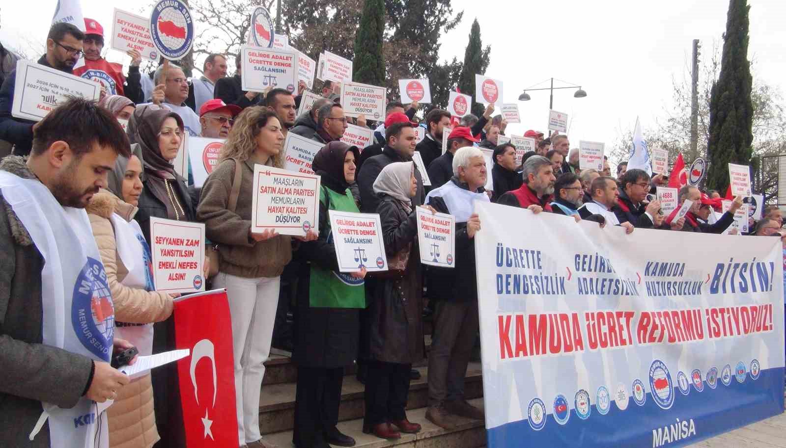 Memur-Sen’den ’Ücrette dengesizlik, gelirde adaletsizlik bitsin’ çağrısı