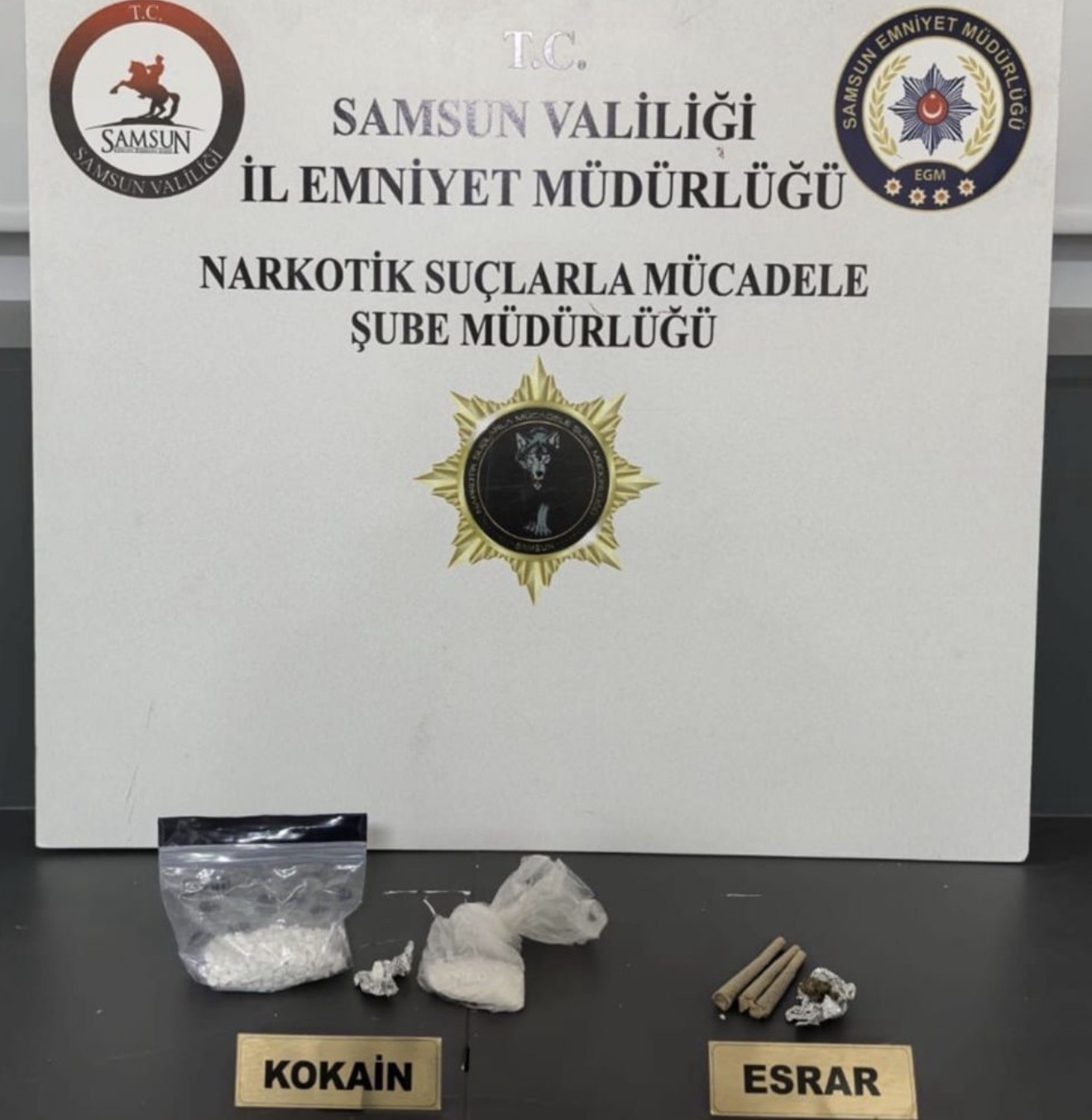 Samsun’da narkotik operasyonu: 4 gözaltı