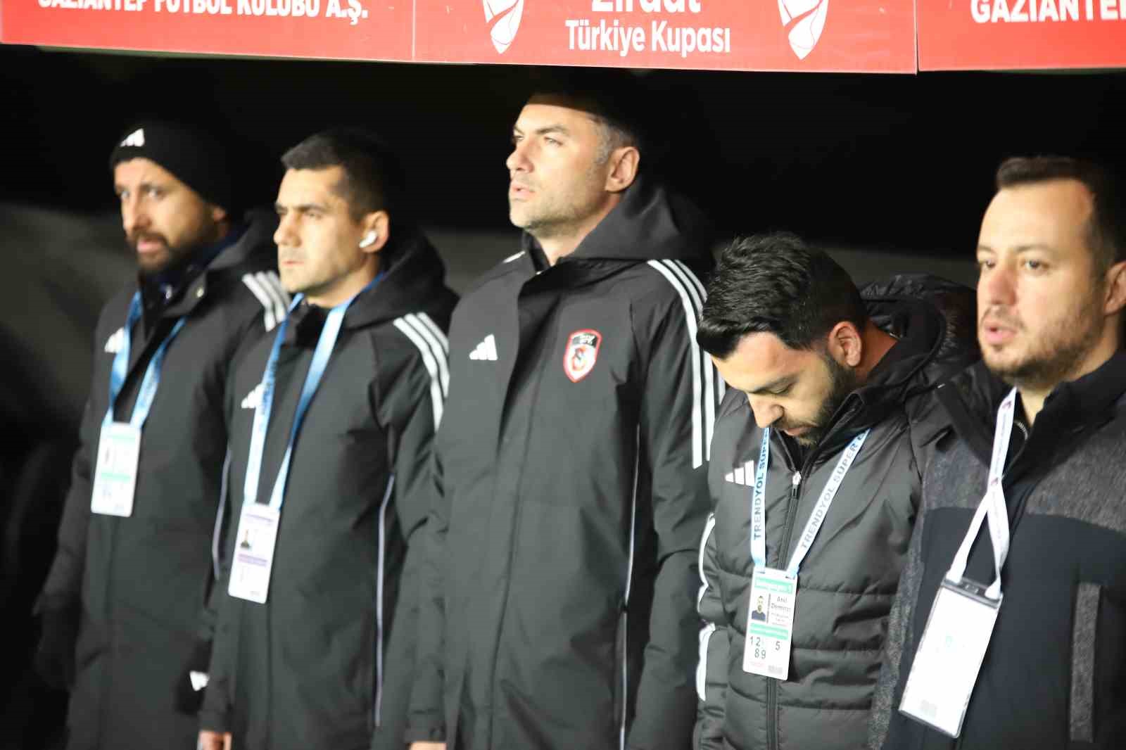 Ziraat Türkiye Kupası: Gaziantep FK: 0 - Kocaelispor: 0 (İlk yarı)