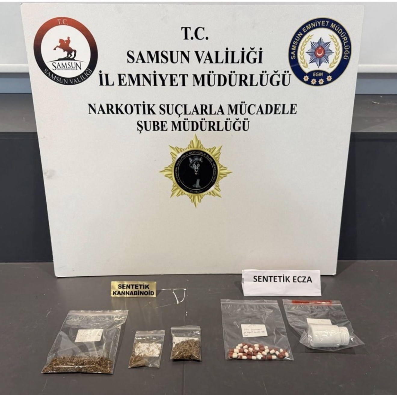 Samsun’da dört ilçede uyuşturucu operasyonu: 5 gözaltı