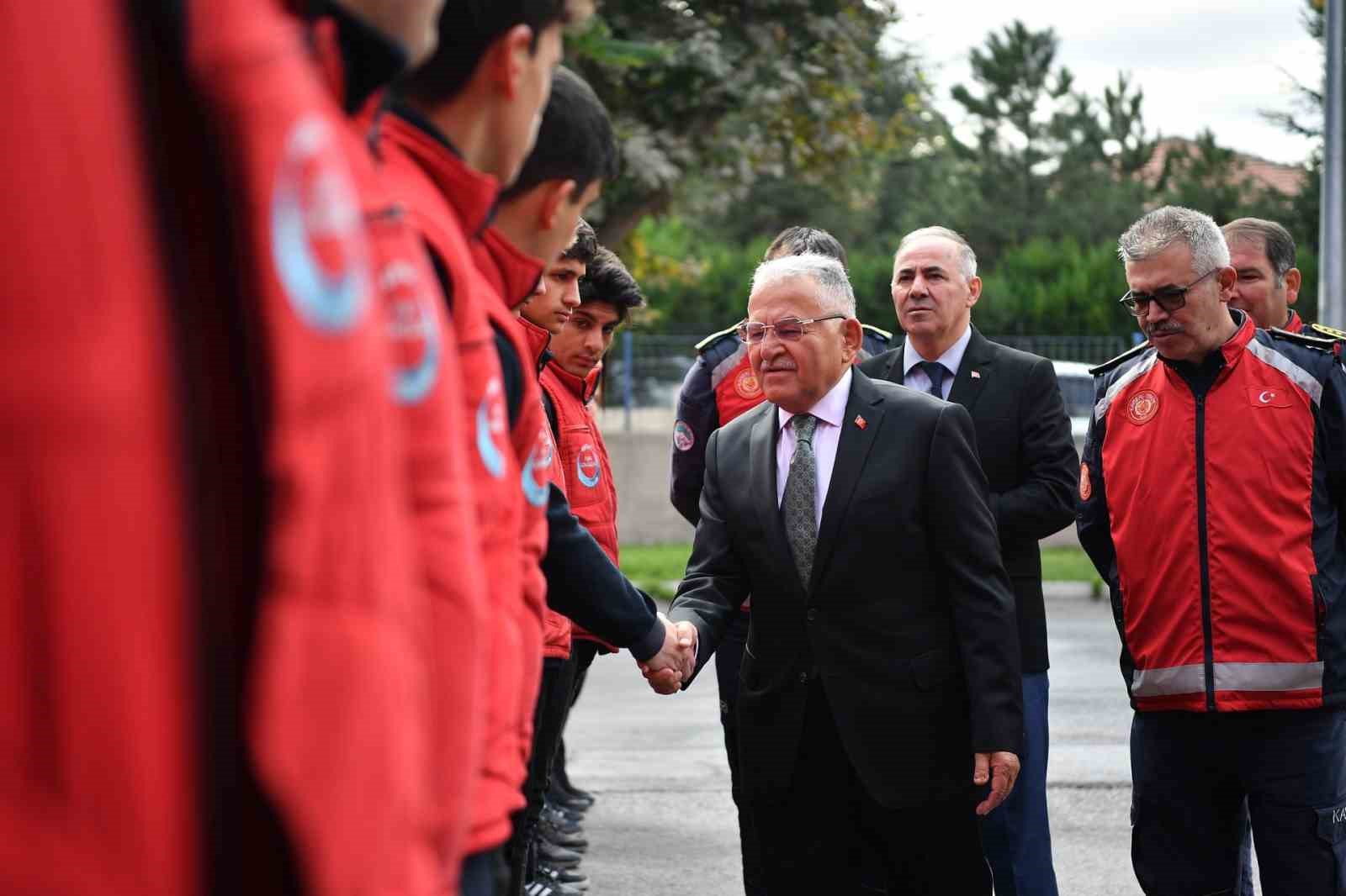 Kayseri İtfaiyesi 2025 yılında 11 bin olaya müdahale etti