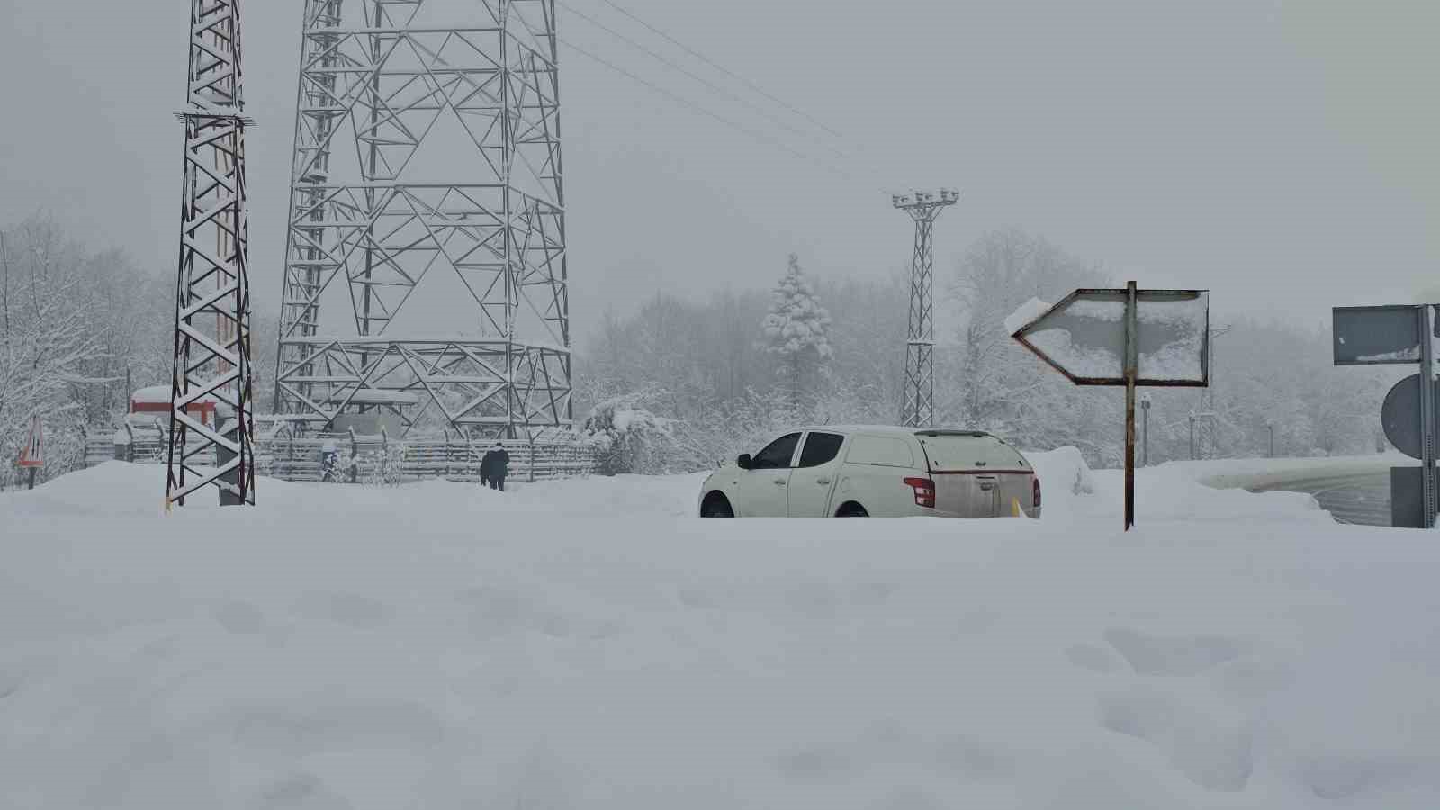 Zonguldak’ta kar etkili oldu