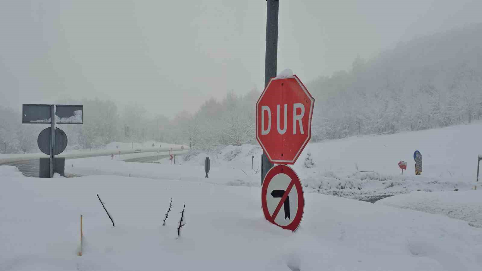 Zonguldak’ta kar etkili oldu