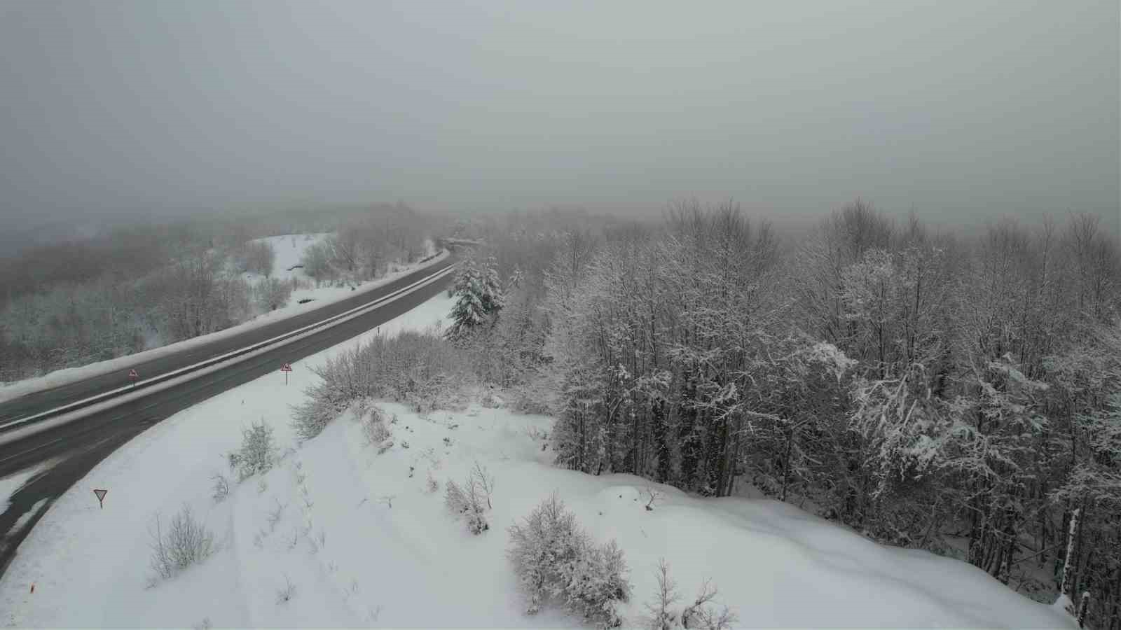 Zonguldak’ta kar etkili oldu