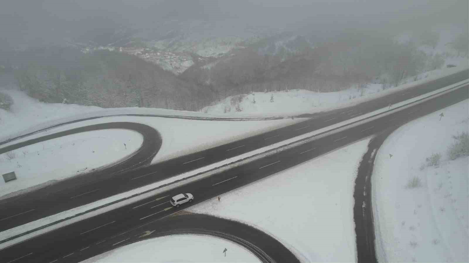Zonguldak’ta kar etkili oldu