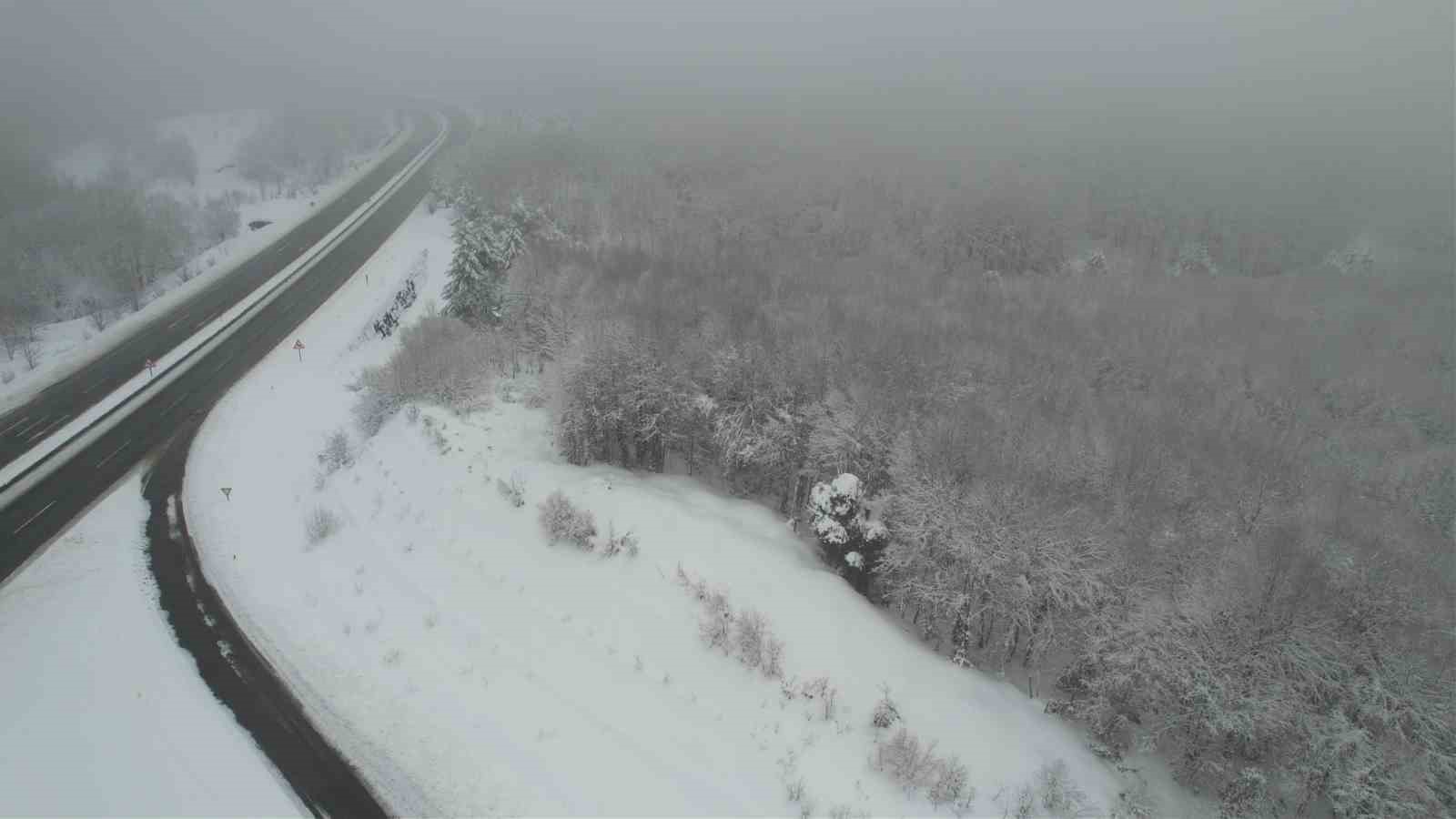 Zonguldak’ta kar etkili oldu
