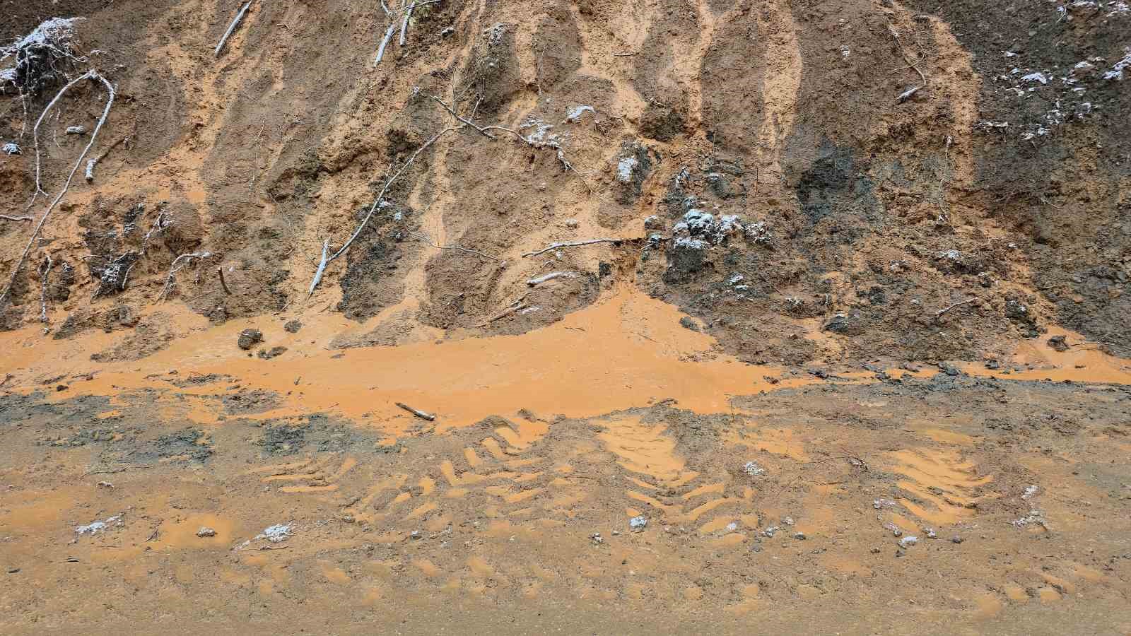 Fındıklıaksu köyünde heyelanların ardı arkası kesilmiyor