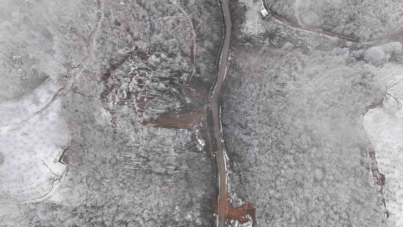 Fındıklıaksu köyünde heyelanların ardı arkası kesilmiyor