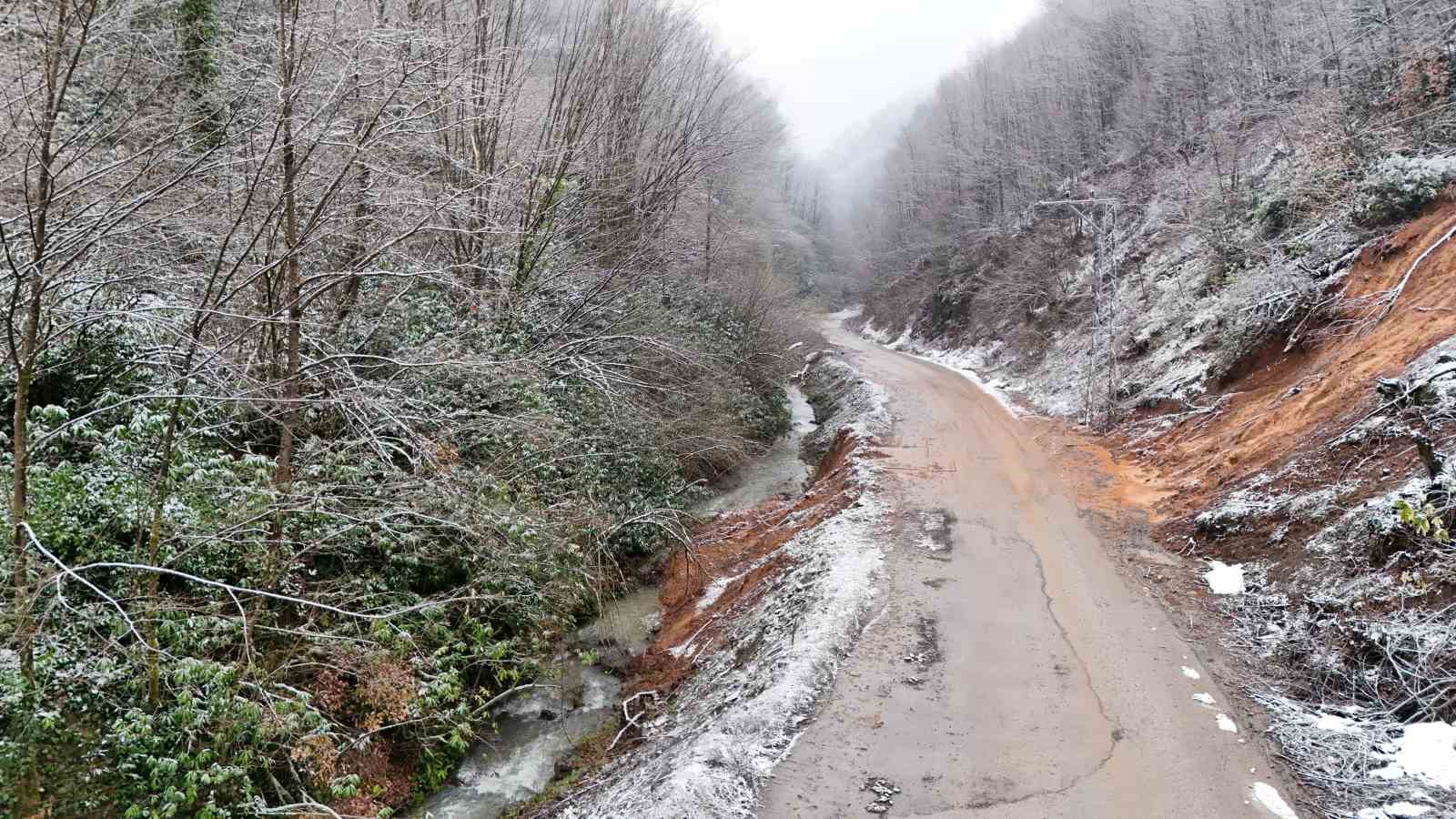 Fındıklıaksu köyünde heyelanların ardı arkası kesilmiyor