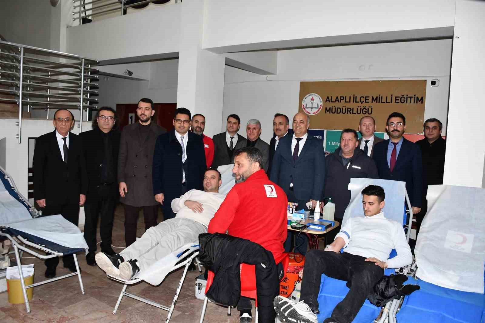 Alaplı Kaymakamlığı’nda kan bağışı etkinliği düzenlendi