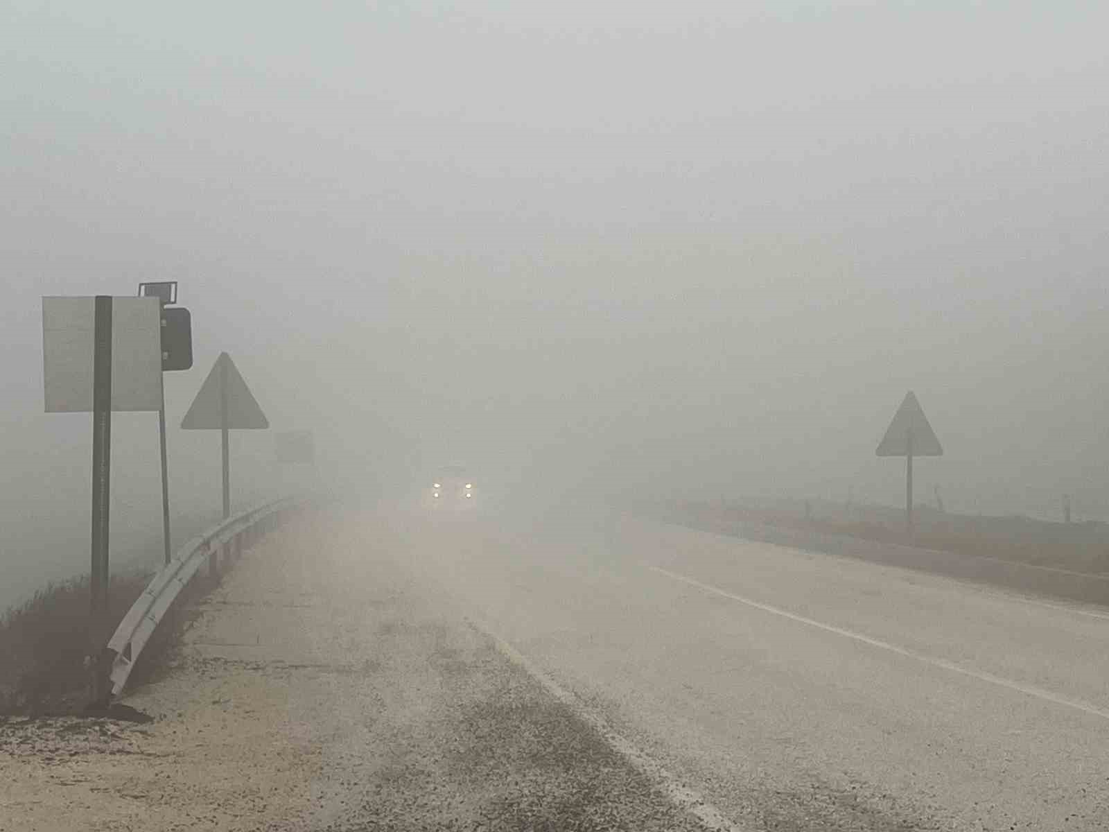Hatay’da yüksek kesimlerde sis