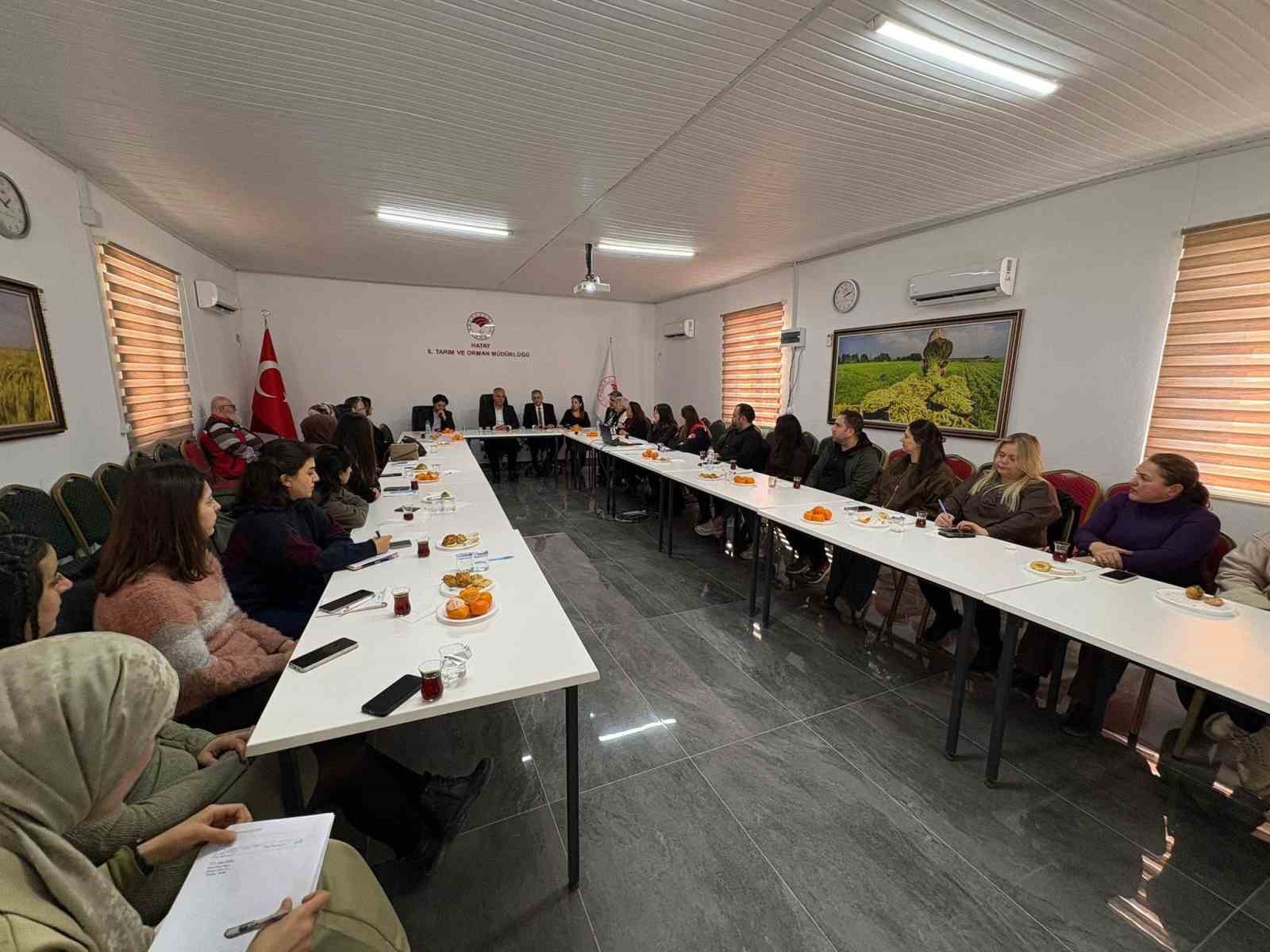 Hatay’da kadın kooperatifleri gıdada sıfır atık konusunda bilgilendirildi