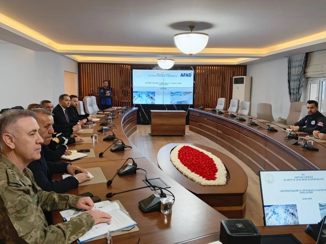 Şırnak’ta çığ riskine karşı koordinasyon toplantısı yapıldı