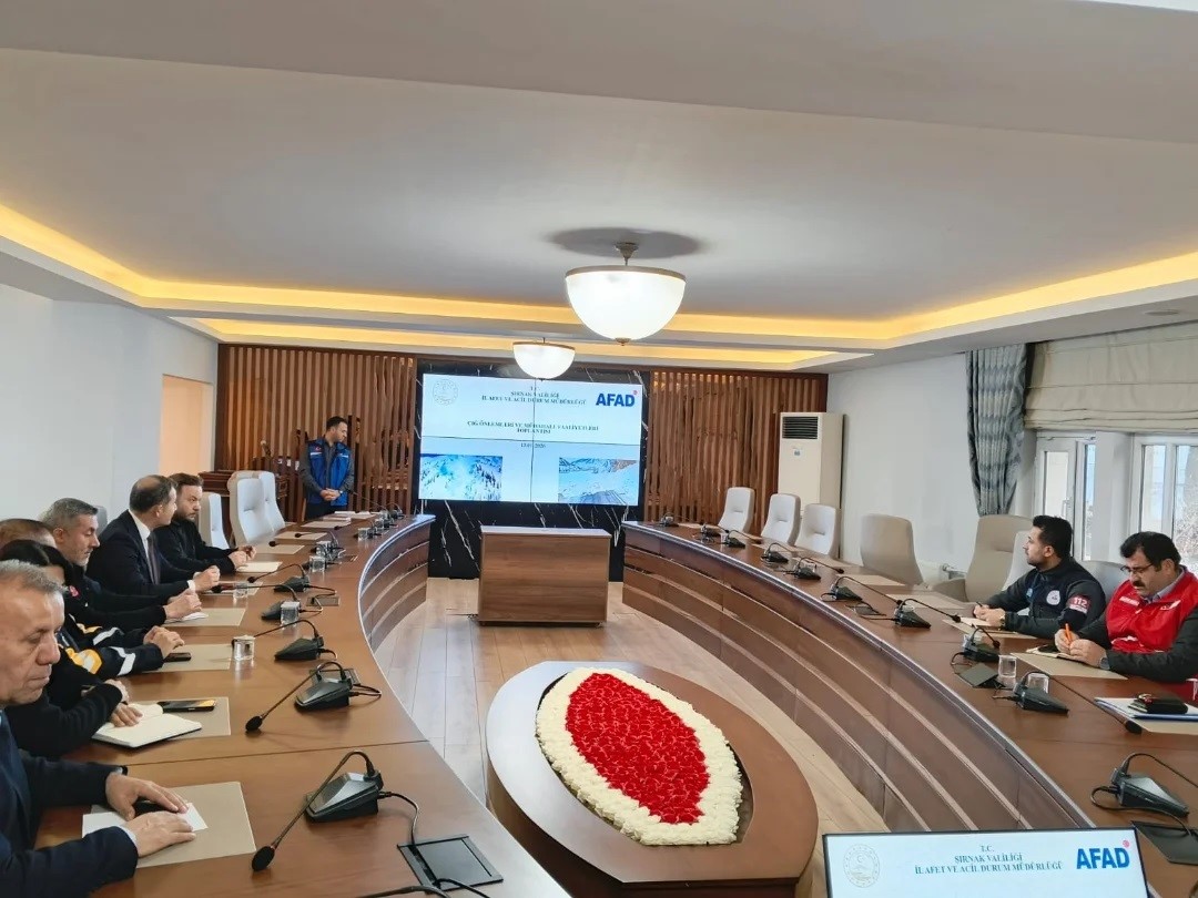 Şırnak’ta çığ riskine karşı koordinasyon toplantısı yapıldı