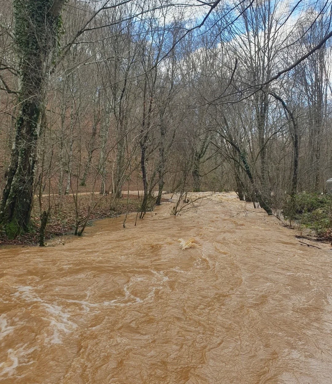 Kuruyan Karapınar Şelalesi yağışlarla yeniden hayat buldu