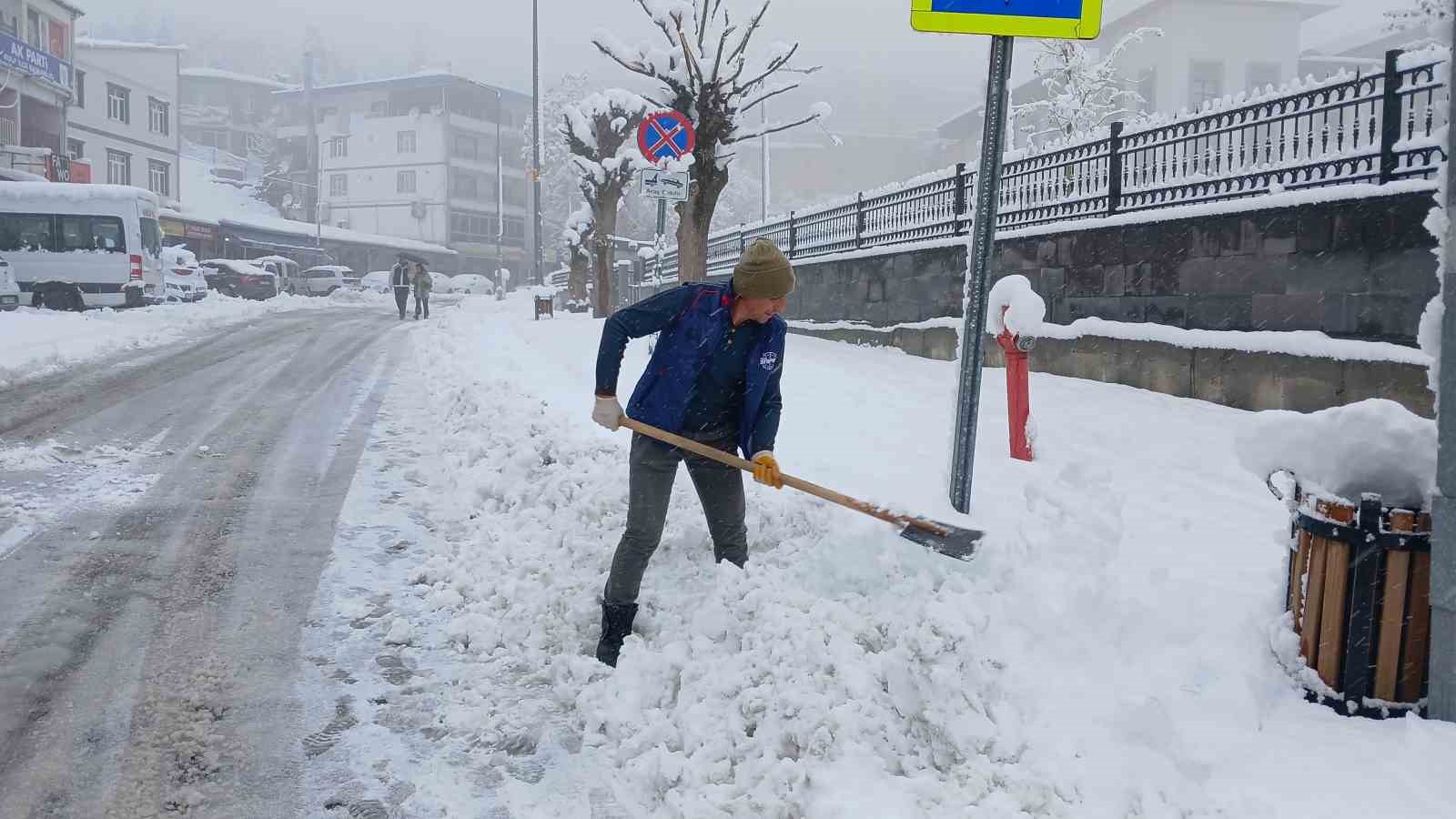 Kulp’ta kar esareti: Köy yolları kapandı, ilçe trafiği kilitlendi