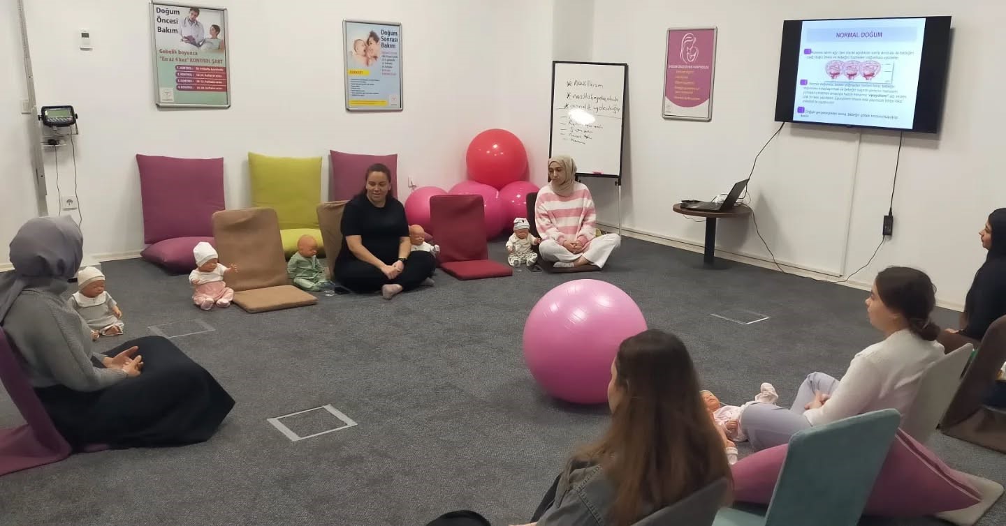 Nazilli’de gebe okulunda eğitimler sürüyor