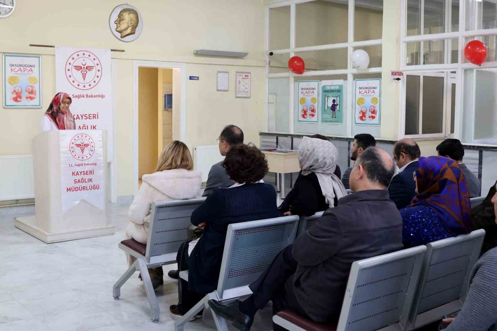 79. Verem Eğitimi ve Farkındalık Haftası etkinliği gerçekleştirildi