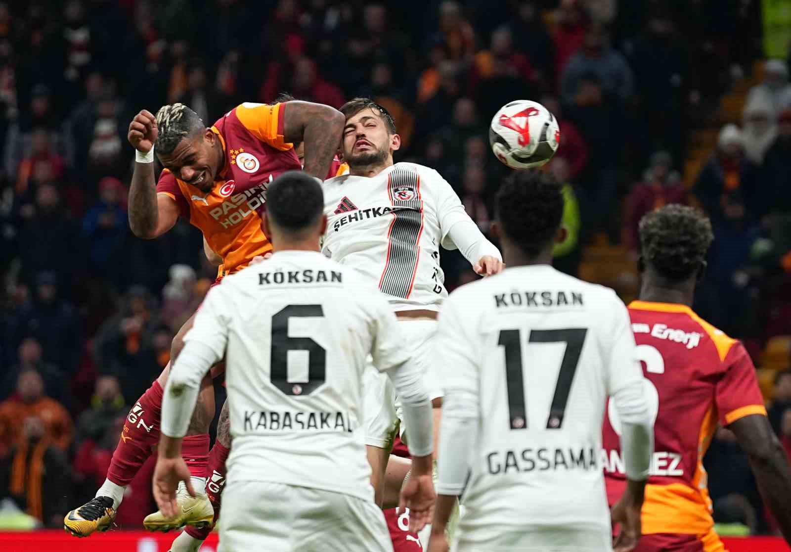 Trendyol Süper Lig: Galatasaray: 1 - Gaziantep FK: 1 (Maç sonucu)