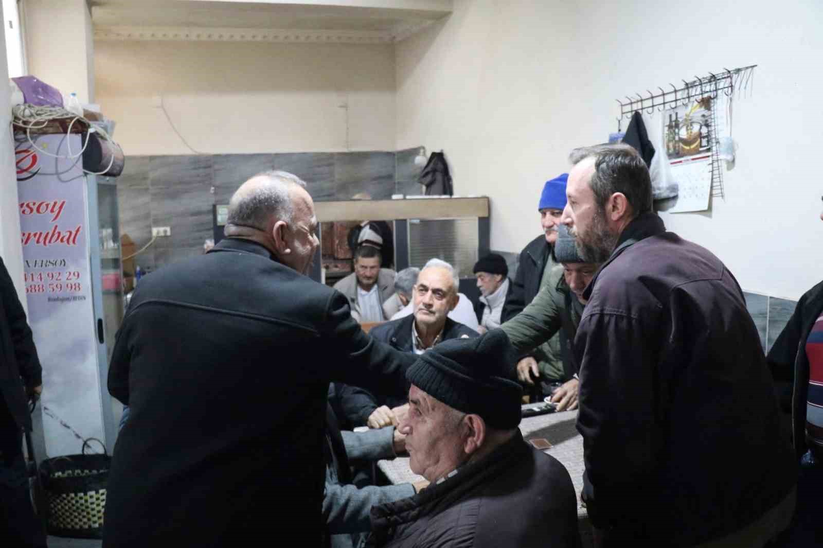 Başkan Özel Olukbaşı’nda vatandaşlarla buluştu