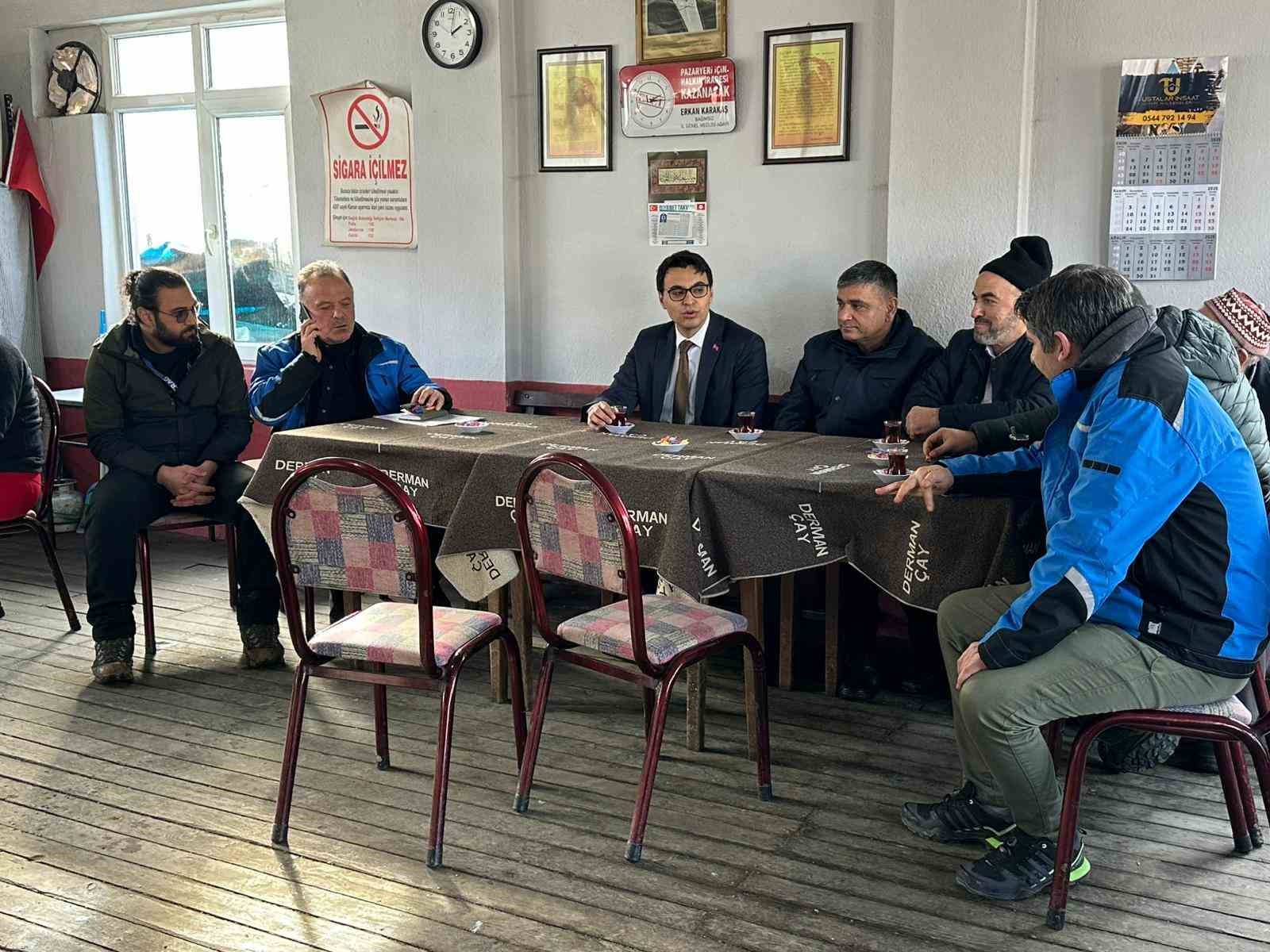 Kaymakam Kara, Sarıdayı Köyü’nde vatandaşla buluştu