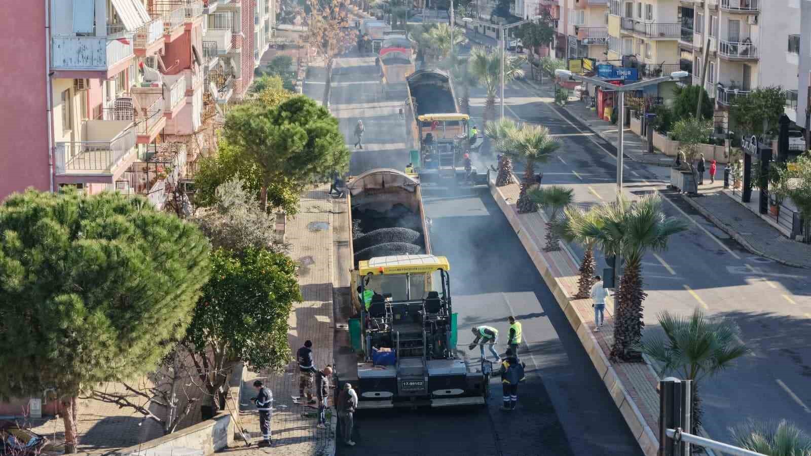 Aydın Büyükşehir’den Doğu Çevre Bulvarı’na sıcak asfalt dokunuşu
