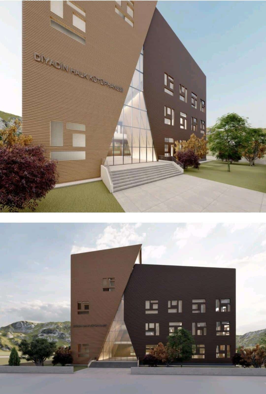 Diyadin’e modern kütüphane kazandırılıyor